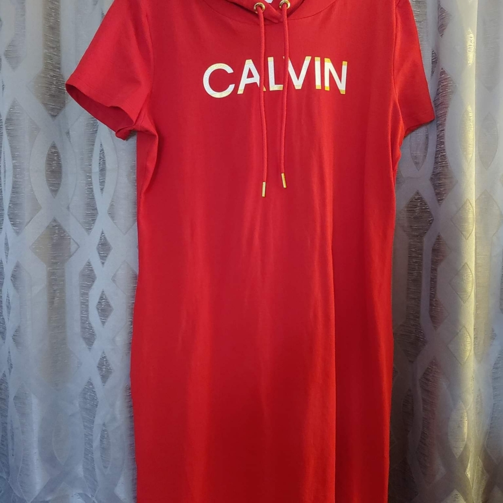 Calvin Klein Hoodie Dress Fits true to size